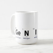 Mug Cadeau de curiosité et de connaissance du tableau (Devant gauche)