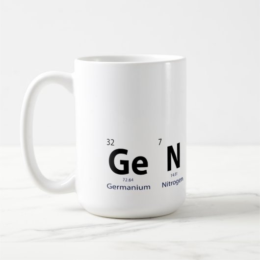 Mug Cadeau de curiosité et de connaissance du tableau (Gauche)