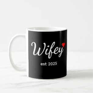 Mug Cadeau de date personnalisé pour la mariée, la fia