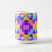 Mug Cadeau de décoration moderne géométrique abstrait (Centre)
