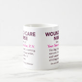 Mug Cadeau de définition d'infirmière en soins des pla (Centre)
