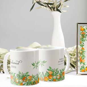 Mug Cadeau de demoiselle d'honneur de mariage Fleur d'