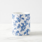Mug Cadeau de demoiselle d'honneur en chinoiserie bleu (Centre)