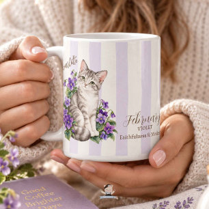 Mug Cadeau de demoiselle d'honneur pour chat avec la f