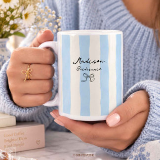 Mug Cadeau de demoiselle d'honneur pour la mariée