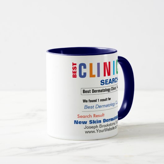 Mug Cadeau de dermatologue (Devant droit)