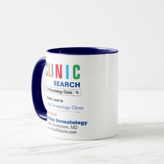 Mug Cadeau de dermatologue (Devant gauche)