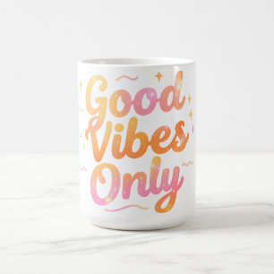 Mug Cadeau de design de citation colorée et lumineuse 