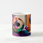 Mug Cadeau de design de formes géométriques abstraites (Centre)