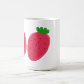 Mug Cadeau de deux fraises mignonnes (Centre)