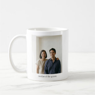 Mug Cadeau de deux photos de la mère du marié Sentimen