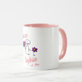 Mug Cadeau De Diplôme Pour Infirmière Personnalisée Aj (Devant droit)