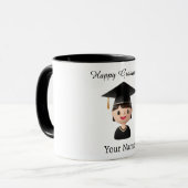 Mug Cadeau de diplôme unique (Devant gauche)