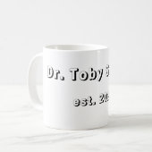 Mug Cadeau de doctorat utomizable Dr (Devant gauche)