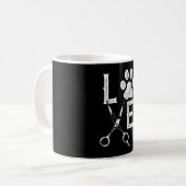 Mug Cadeau de Dog Groomer (Devant gauche)
