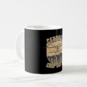 Mug Cadeau de duster de culture certifié Vintage (Devant gauche)