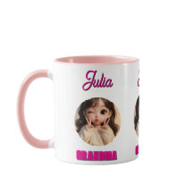 Cadeau de fête de grand-mère, visage de bébé, cade