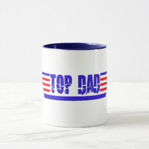 Mug Cadeau de Fête des pères cool, Top Papa Graphic
