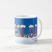 Mug Cadeau de Fête des pères de papa froid personnalis (Devant droit)