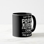 Mug Cadeau De fête des pères Ils M'Appelent Poppy Parc (Devant droit)