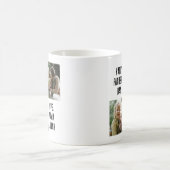 Mug Cadeau de fête des pères pour lui, Custom 2 Photo (Centre)