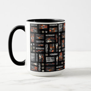 Mug Cadeau de fête des pères pour papa Bac d'outils