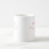 Mug Cadeau de Fiançailles Personnalisé Future Mrs (Centre)