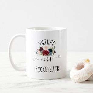 Mug Cadeau de fiançailles personnalisé pour future Mme