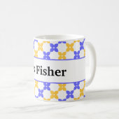 Mug Cadeau de fin d'année pour l'enseignant Fleur rétr (Devant droit)