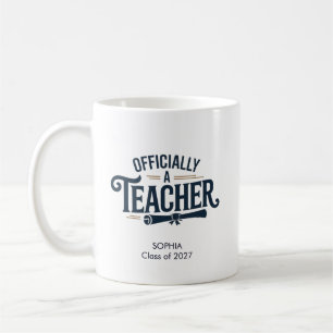 Mug Cadeau de fin d'études personnalisé pour un enseig