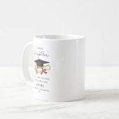 Mug Cadeau de fin d'études pour fille (Devant gauche)