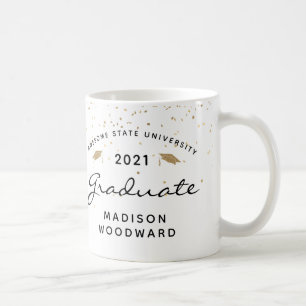 Mug Cadeau de fin d'études sur mesure Photo Noir Blanc