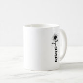 Mug Cadeau de fleur de maman (Devant droit)