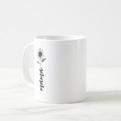 Mug Cadeau de fleur de maman (Devant gauche)