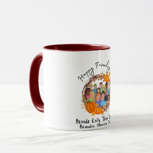 Mug Cadeau de Friendsgiving automnal de pumpkin de fêt