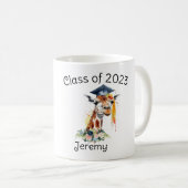 Mug Cadeau de graduation de la Giraffe mignonne (Devant droit)