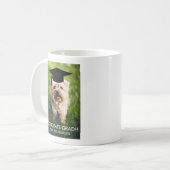 Mug Cadeau de graduation mignonne Amusant chien Lover  (Devant gauche)