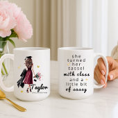 Mug Cadeau de graduation personnalisée pour elle