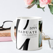 Mug Cadeau de graduation photo minimal Script Graduate