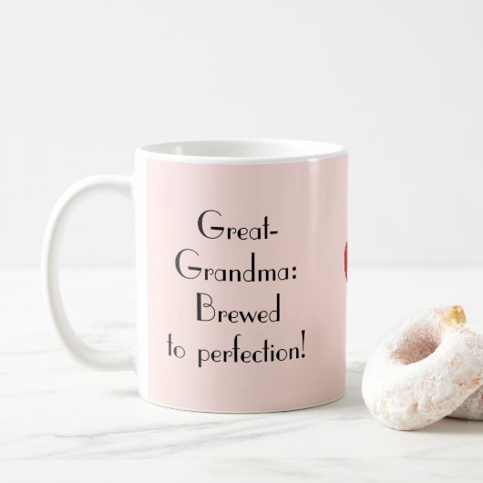 Mug Cadeau De Grand-Grand-Mère De Grand-Petit-Enfant,  (Avec donut)