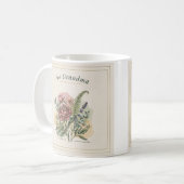 Mug Cadeau de grand-mère botanique (Devant gauche)