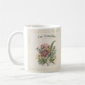 Mug Cadeau de grand-mère botanique (Gauche)