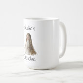 Mug Cadeau de grand-mère - Nom et photo de grand-enfan (Devant droit)