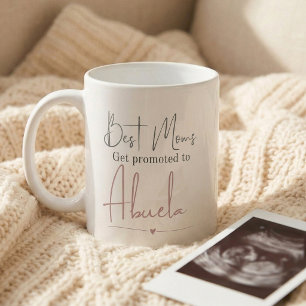Mug Cadeau de Grossesse Annonce pour Devenir Abuela