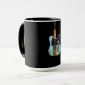 Mug Cadeau de guitare | Guitare électrique Cool (Devant gauche)