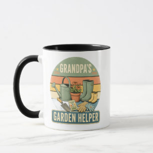 Mug Cadeau de jardinage pour papy Jardin vintage