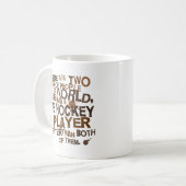 Mug Cadeau de joueur de hockey de glace (Devant gauche)