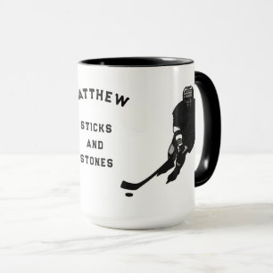 Mug Cadeau de Joueur de Hockey Personnalisé