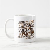 Mug Cadeau de joueur de volleyball (Gauche)