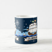 Mug cadeau de jour de Columbus drôle (Centre)